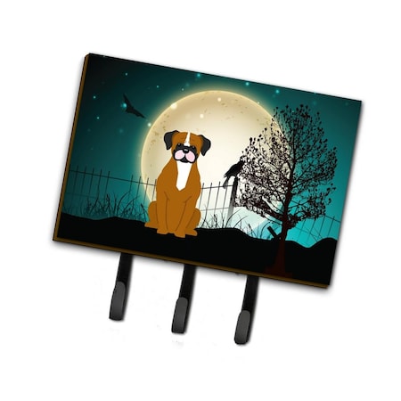 Carolines Treasures Halloween Scary Flashy Fawn Boxer Leash or Key Holder BB2306TH68